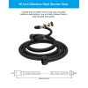 HIbbent 90'' All Metal Shower Hose, Extra Long Stainless Steel