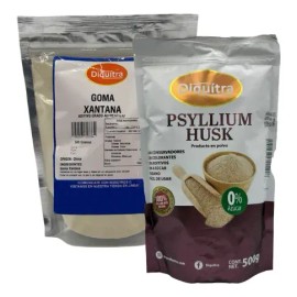 Goma Xantana Y Psyllium Polvo Keto 500 Gr C/u