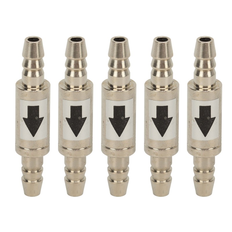 5Pcs 1 Way Check Valve Stainless Steel CO2 Check Valve