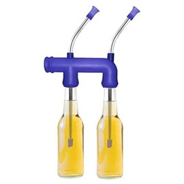 Dan&Dre Double Beer Snorkel Beer Dispenser for College Parties Birthdays Christmas New Year Party