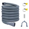 20FT Flexible Corrugated Drain Hose Kit for Washing Machine &