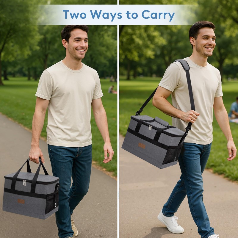 Lifewit Cooler Bag 50 Cans Collapsible and Insulated Large Lunch