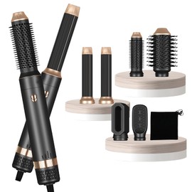 Hair Dryer Brush,6 in 1 Professional Hot Air Styler,Powerful Air Curling Wrap Styler,Negative Ionic Hair Dryer Fast Drying, Multi Hair Stylerfor Curling Volumizing Straightening Styling
