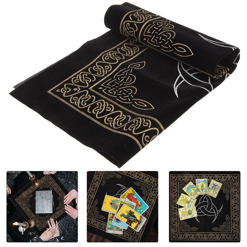 jojofuny Altar Tarot Cloth Divination Star Tablecloth Astrology Tapestry Wicca