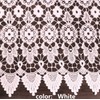 Today's Curtain Medallion Macramé Tier 24",White,35W x 24L