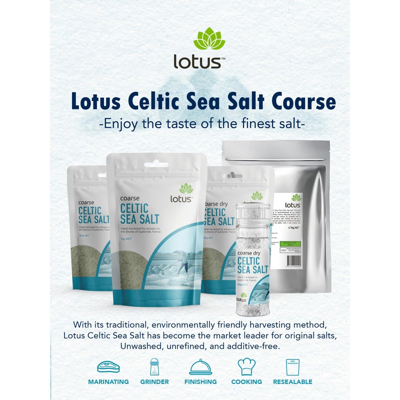 Lotus Coarse Celtic Sea Salt 500 g