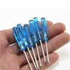 6 Piece 2mmx65mm Mini Precision Screwdriver Set, 2.0mm Slotted Flat