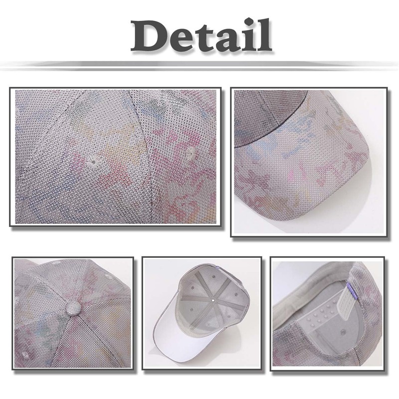White Fang CZ054 Women's Cap, Sports, Cute, Mesh, Stylish, Cool,