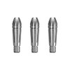 Mission Titan Fox Darts Stems Shafts Titanium Aluminium Tops (Silver,
