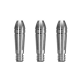 Mission Titan Fox Darts Stems Shafts Titanium Aluminium Tops (Silver, 3 Spare Tops Only)