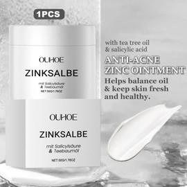 Zinc Ointment for Pimples, with Tea Tree Oil & Salicylic Acid, Niacinamide Serum with Zinc, Body Acne Cream, Cream Against Pimples, Clarifying Face Serum, Removes Blemishes