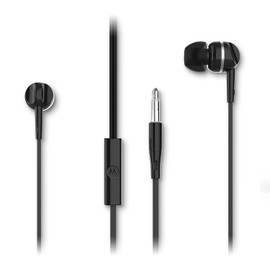 Motorola Sound - Earbuds 105 Audífonos Cableados con Micrófono Manos Libres, con Controlador para Llamadas/Música, Nueva Línea