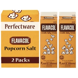 PerfectwarePWFlavacol2CT Flavacol Popcorn Season Salt - 35oz - Pack of 2 Cartons