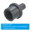 PATIKIL UPVC Reducer Pipe Fitting 32mm OD 16mm Barbed, 2