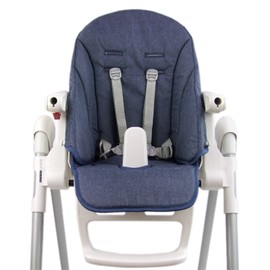 Bambiniwelt Replacement Cover Seat Cushion Cover Compatible with Peg Perego Zero3 and Siesta Melted (Navy Mottled)