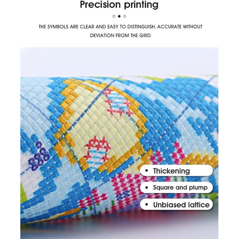 Jesus Christ Cross Stitch Kits for Adults Beginner,Lion Counted Cross
