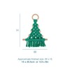 Trimits Make Your Own Macramé Decoration Kit, Festive Green Tree