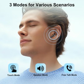 EXCECAR Language Translation Earbuds, 3-in-1 Translator Earbuds Real Time, 138 Languages & Accents, Two-Way Translator Device Translation Earbuds fit iOS & Android for Travel Business Learning