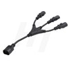 HTCable UPS PDU Computer PC Power Splitter Cord C14 to