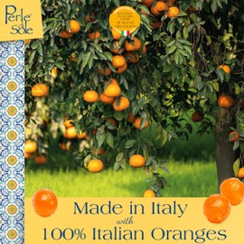 Perle di Sole Orange Hard Candy Made in Italy - Italian Hard Candy Individually Wrapped - Fizzy Orange Candies - Citrus Candies - Pack of 2 (7.05 oz | 200 g)