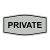 Fancy Private Sign (gris claro) - M