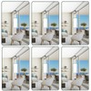 6 Pcs Mirror Acrylic Wall Plate Light Switch Plates Acrylic