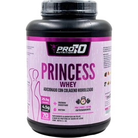 Pro Performance Princess Woman Whey Protein Suplemento Nutricional Proteína Suero Leche Envase Servicios Eficiencia Mujeres Activas Recuperación