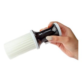 Passion Bledo con Talquero Profesional Para Peluqueros y Salones de Belleza mango negro, cedras blancas acabado suave