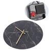 Wall Clock Nordic Decorative Marble Printing Mute Round Hanging Clock