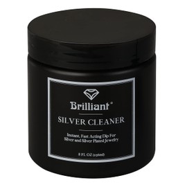 Brilliant Silver Dip Cleaner, Black 8 Oz