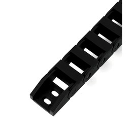QWORK® Cable Drag Chain, Black Cable Wire Carrier Drag Chain Plastic CNC Machine Tool 10mm x 20mm