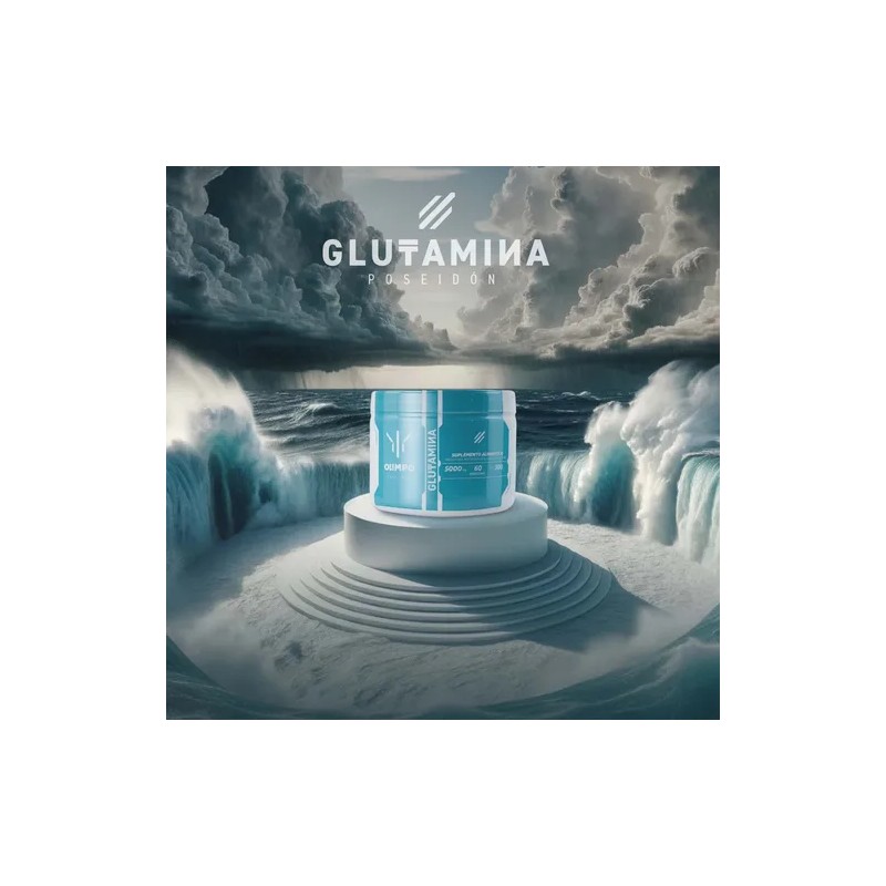 Olimpo, L-glutamina 100 Pura, 300g, Poseidon, 60 Servicios