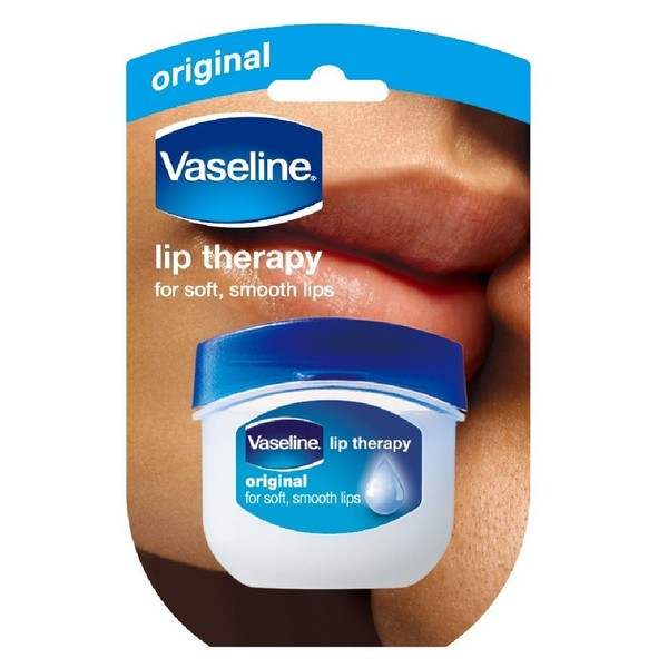 Unilever Vaseline Lip, Original, 0.2 oz (7 g) x 2 Piece Set