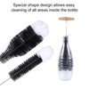BOXOB 2pcs Bottle Brush for Sodastream, 2 Sizes Soda Bottle