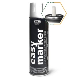 Fox Valley Easy Marker Inverted Utility Marking Spray Paint - Easy Use Inverted Marking Paint Spray Can, Grass Marking Paint, Tree Marking Paint & Parking Lot Paint, 18 oz (Pack of 12), White