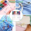 iJiZuo 450pcs Safety Pins with Clear Case(15 Colors)