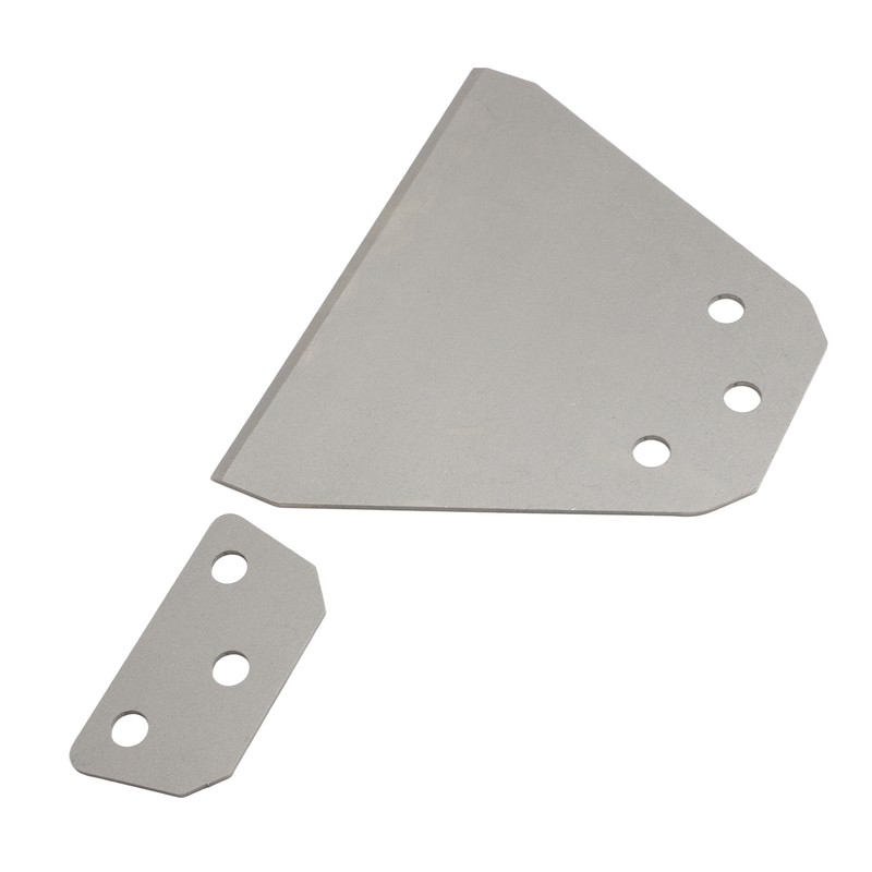 6in Floor Scraper Bit Spring Steel Round Shank 2 Grooves