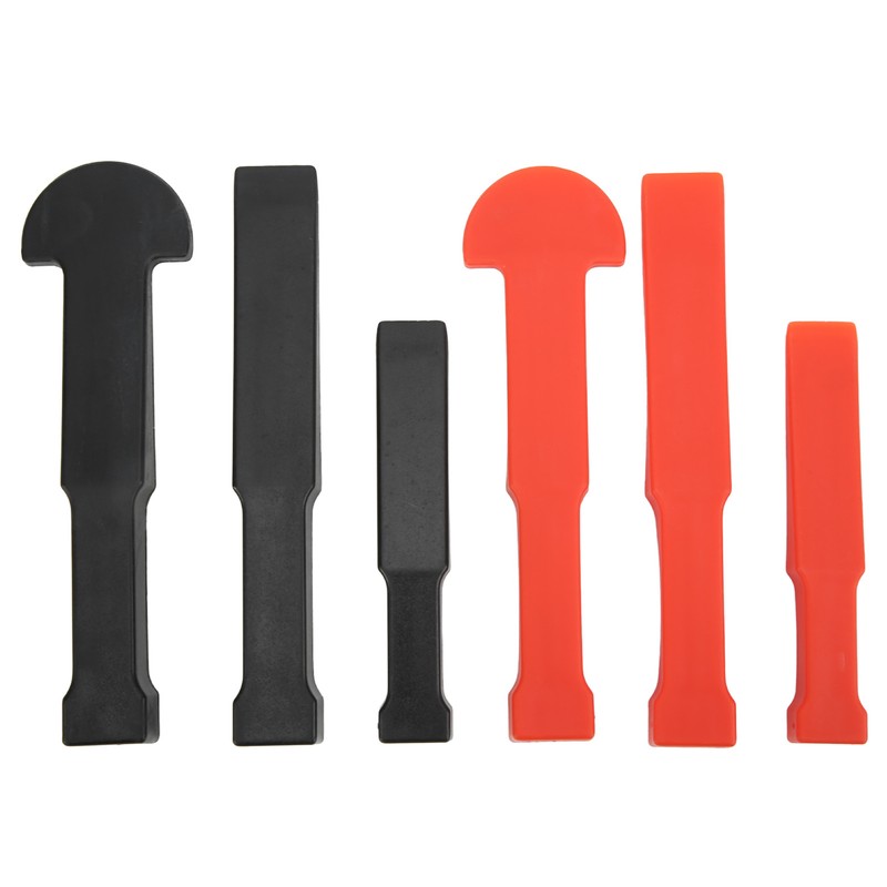 6pcs Non Marring Pry Bar Set Universal ABS Multi Wedge