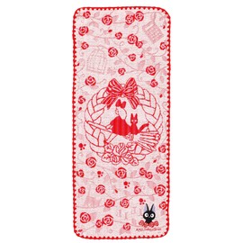 Marushin 1005061600 Face Towel, Ghibli, Kiki's Delivery Service, Jiji Bread Wreath and Gigi
