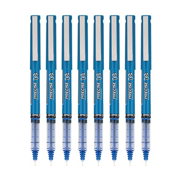 PILOT Precise V5 Stick Liquid Ink Rolling Ball Stick Pens,