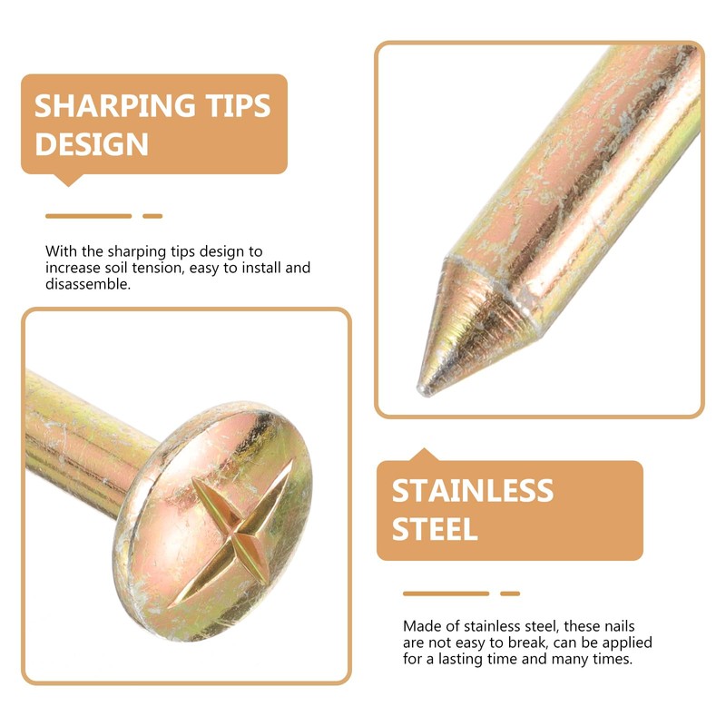POPETPOP Lawn Ground Nails Border Inserts Land Border Markings Tool