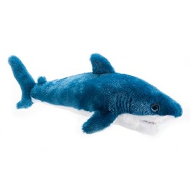 The Petting Zoo Mako Shark Stuffed Animal Plushie, Gifts for Kids, Earth Keeperz Sealife Animals, Zoologee Grey Mako Shark Plush Toy, 16 inches