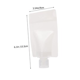 TOVINANNA 12pcs Travel Lotion Refill Bag Leakproof Face Moisturizer Dispensing Bag for Travel