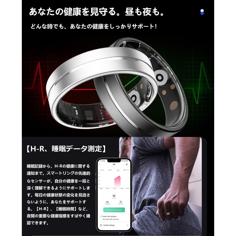Smart Ring for Men and Women, Smart Ring, Health Ring,