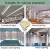 CQTLED GU10 LED Light Bulbs 5W,Daylight White 6000K 500LM,110-220V,120°Wide Angle,Replaces