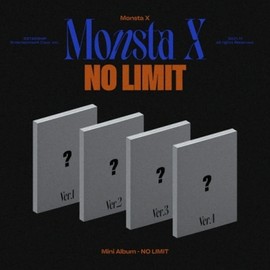 MONSTA X 10th Mini Album - NO Limit (Set Ver.) 4Album