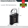Burg Wachter SKM 6/60 CPL 60cm 6mm Security Chain &