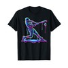 Melting Baseball Player Outfit Ice Cream Drip Baseball Bat Baseball Player T-Shirt