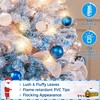 Yaheetech 4.5ft Pre-lit Artificial Christmas Tree W/Incandescent Warm White Lights,