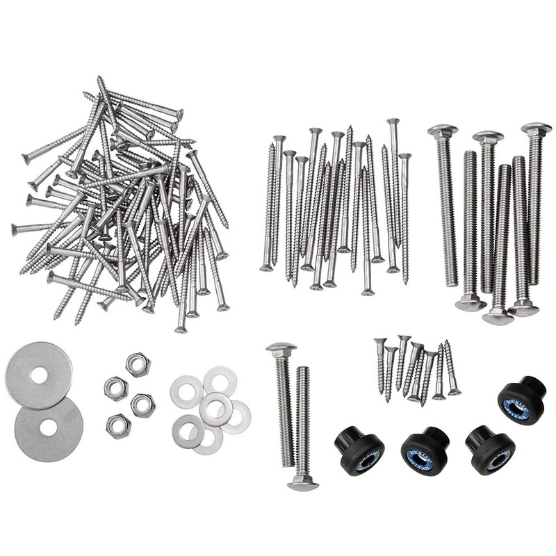 ROCKLER Stainless Steel Hardware Pack & Knobs for Folding Adirondack